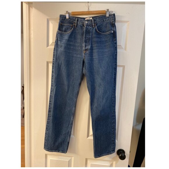 Agolde '90s Crop Loose Straight Leg Jeans - Picture 4 of 7